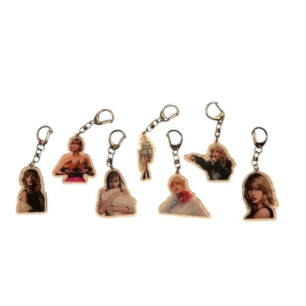 Taylor Swift Acrylic Photo Keychain Set